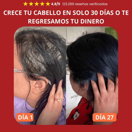 Capilux Pro™:Cabello más fuerte, más grueso y con más volumen