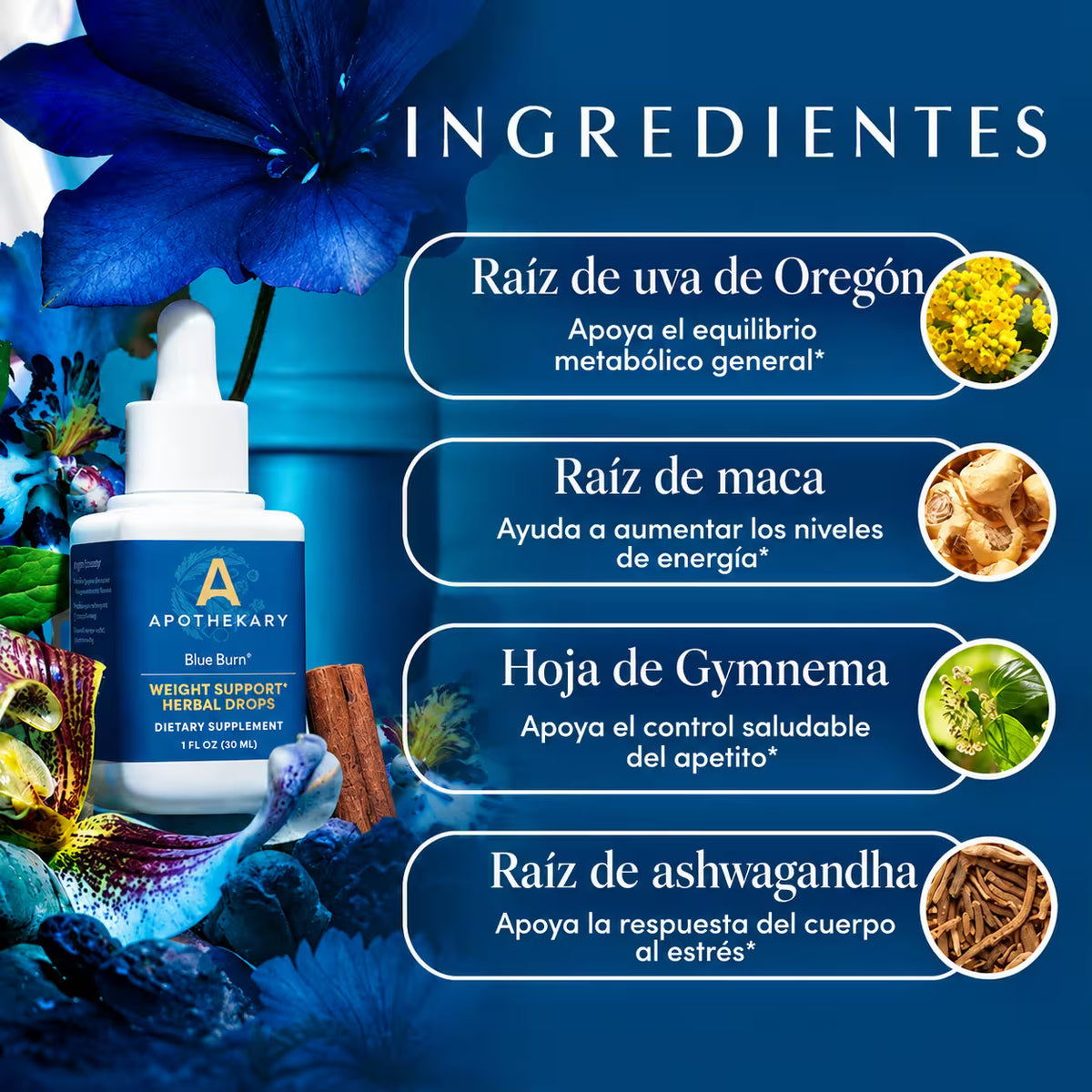 Blue Burn®: Ayuda a controlar los antojos y a mantener la energía