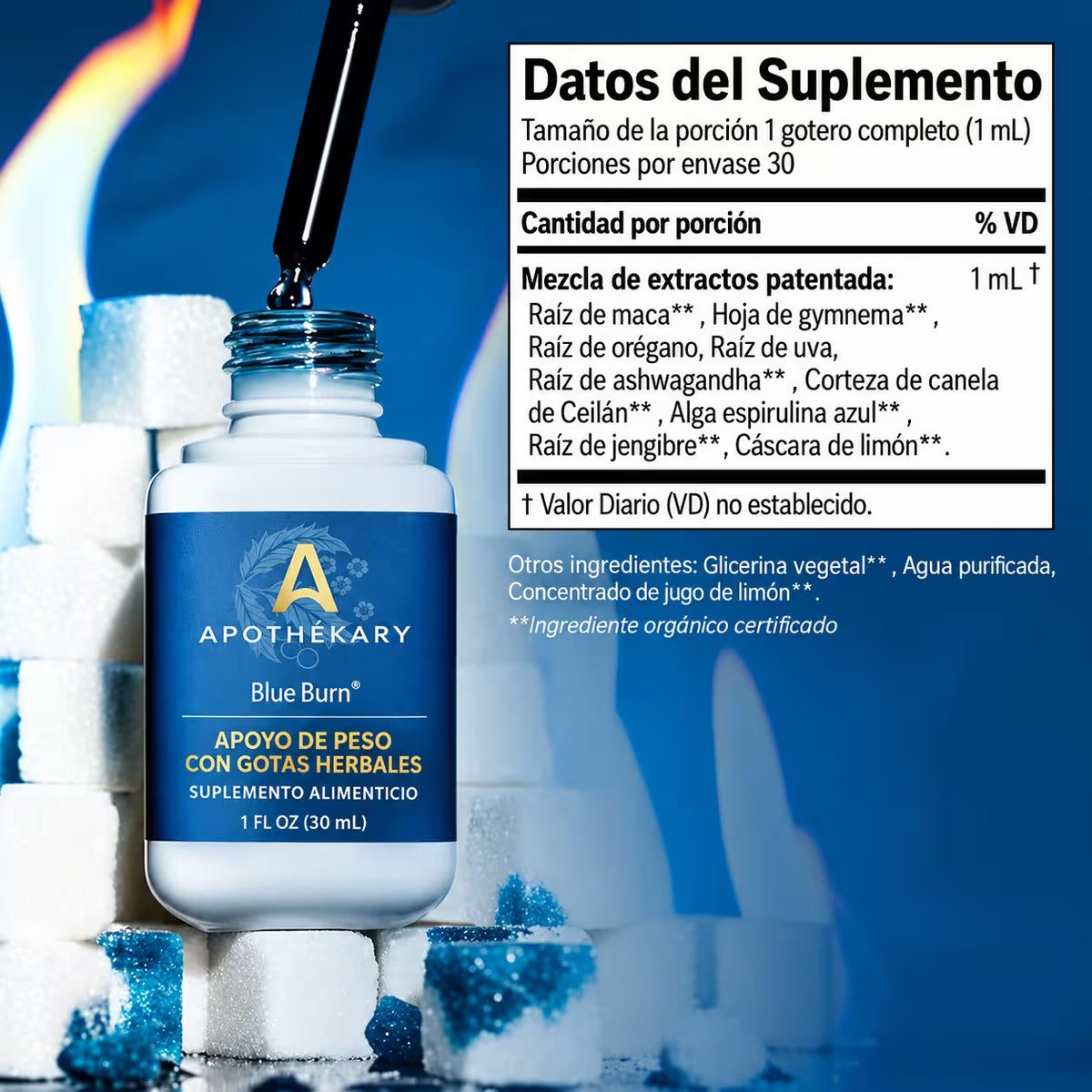 Blue Burn®: Ayuda a controlar los antojos y a mantener la energía