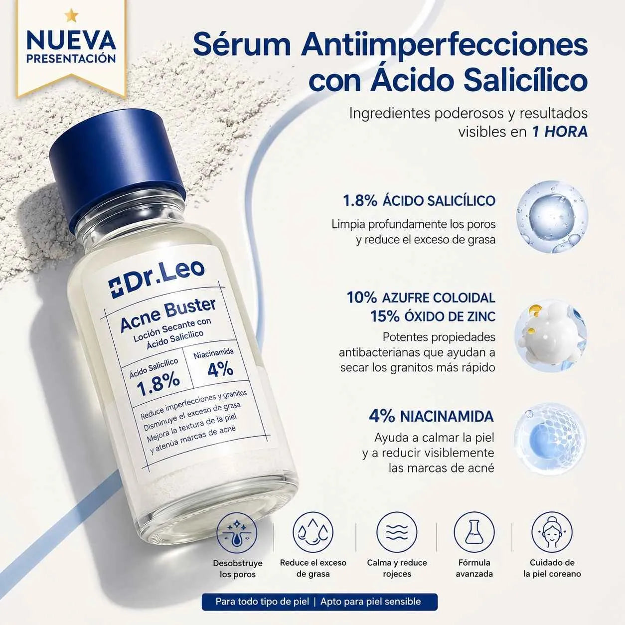 Acne Zero Dr.Leo: Menos granos, más confianza cada dia