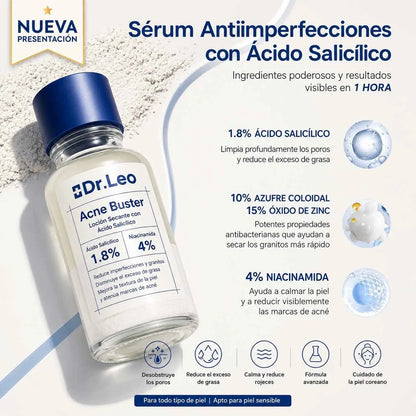 Acne Zero Dr.Leo: Menos granos, más confianza cada dia
